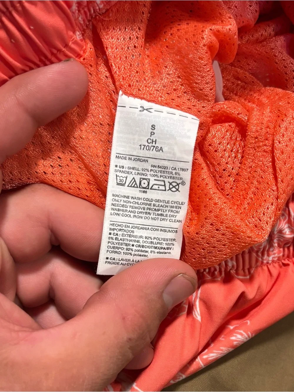 Old Navy coral swim